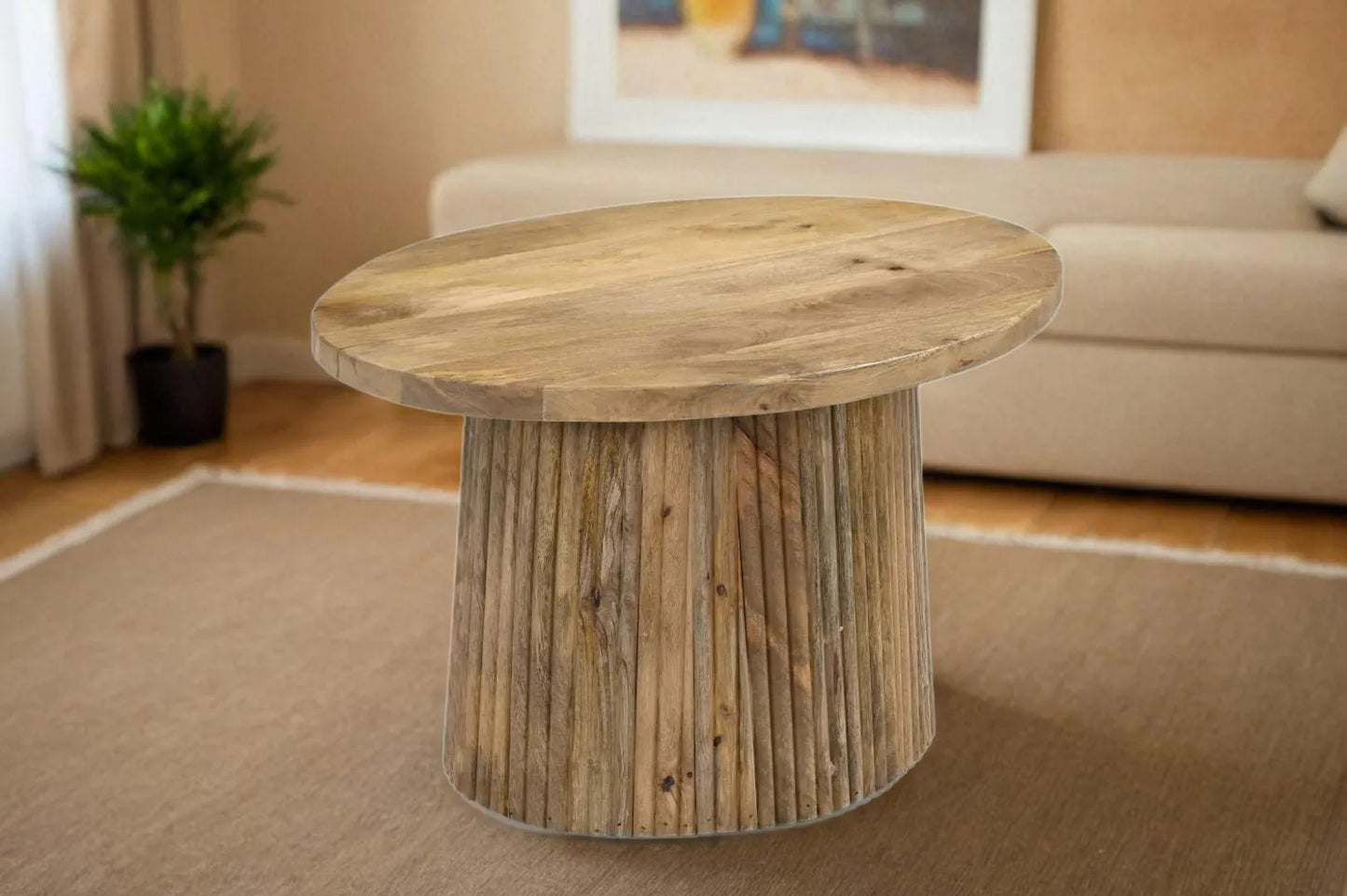 Handcrafted Mangowood Coffee Table - decorstore