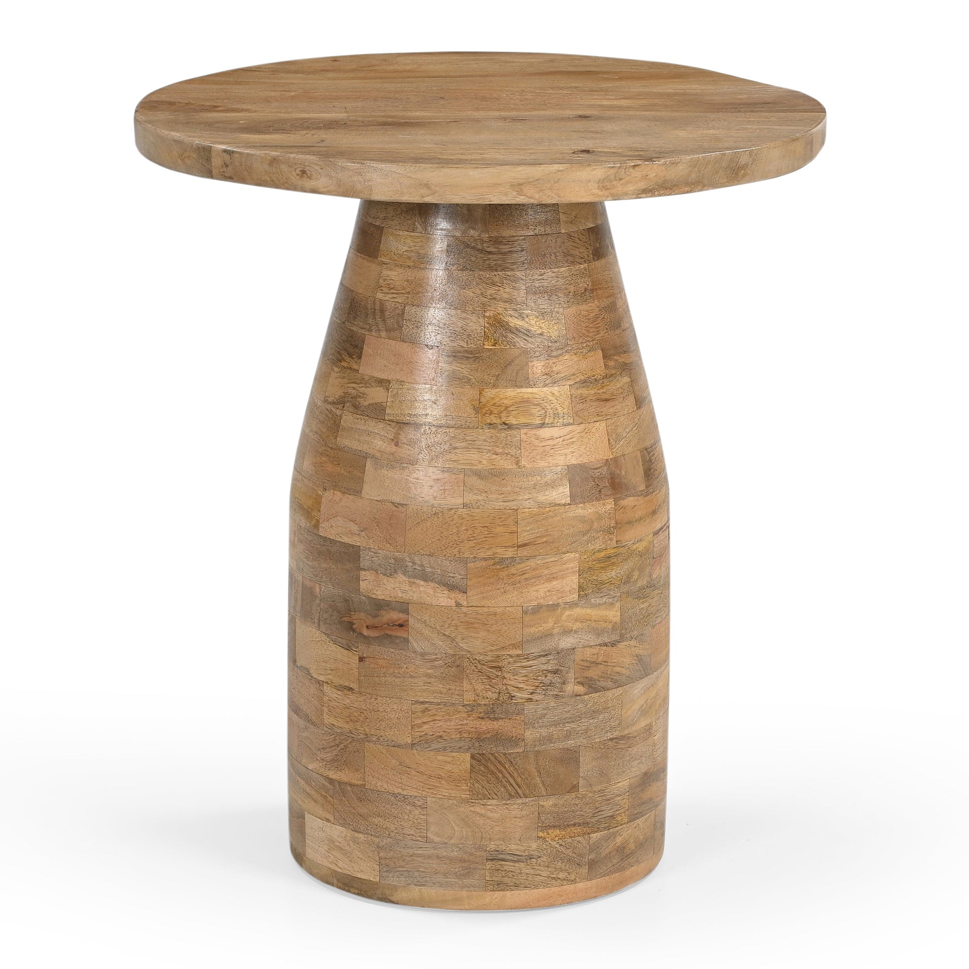 Handcrafted Mangowood Side Table - decorstore