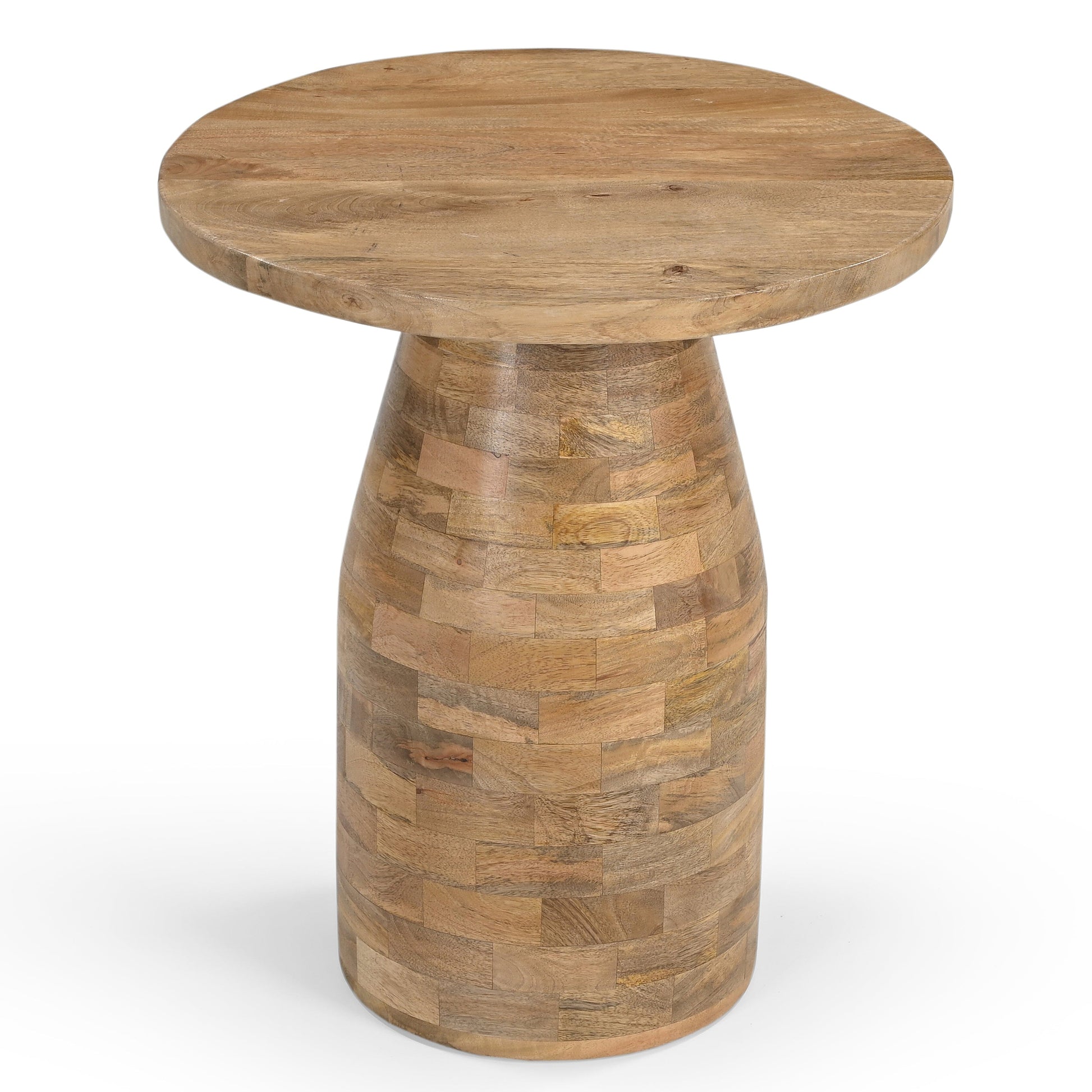 Handcrafted Mangowood Side Table - decorstore