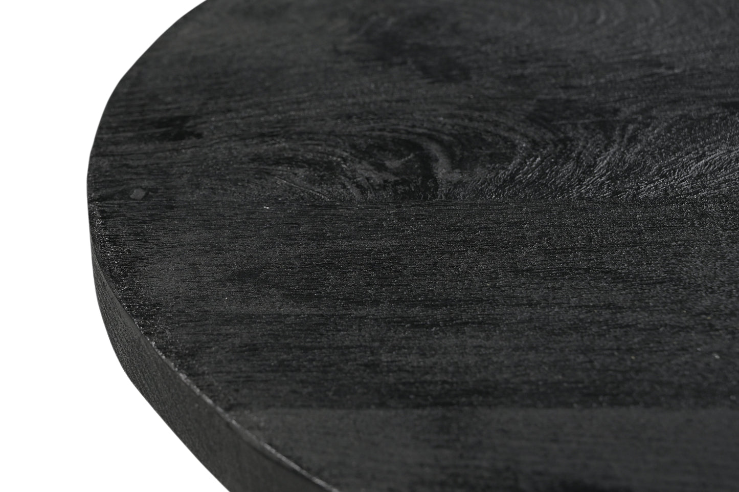 Handcrafted Mangowood Side Table Noir - decorstore