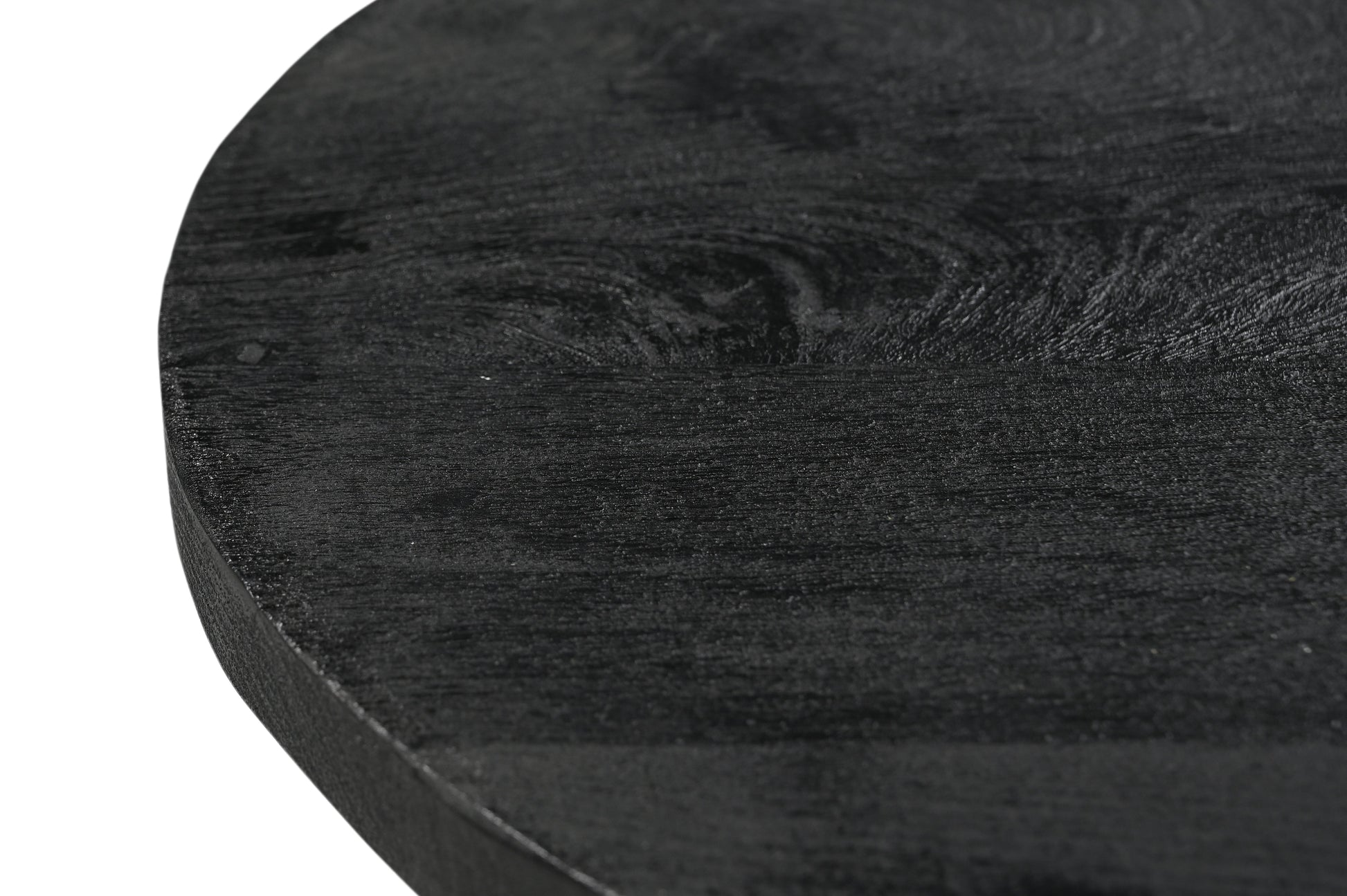 Handcrafted Mangowood Side Table Noir - decorstore