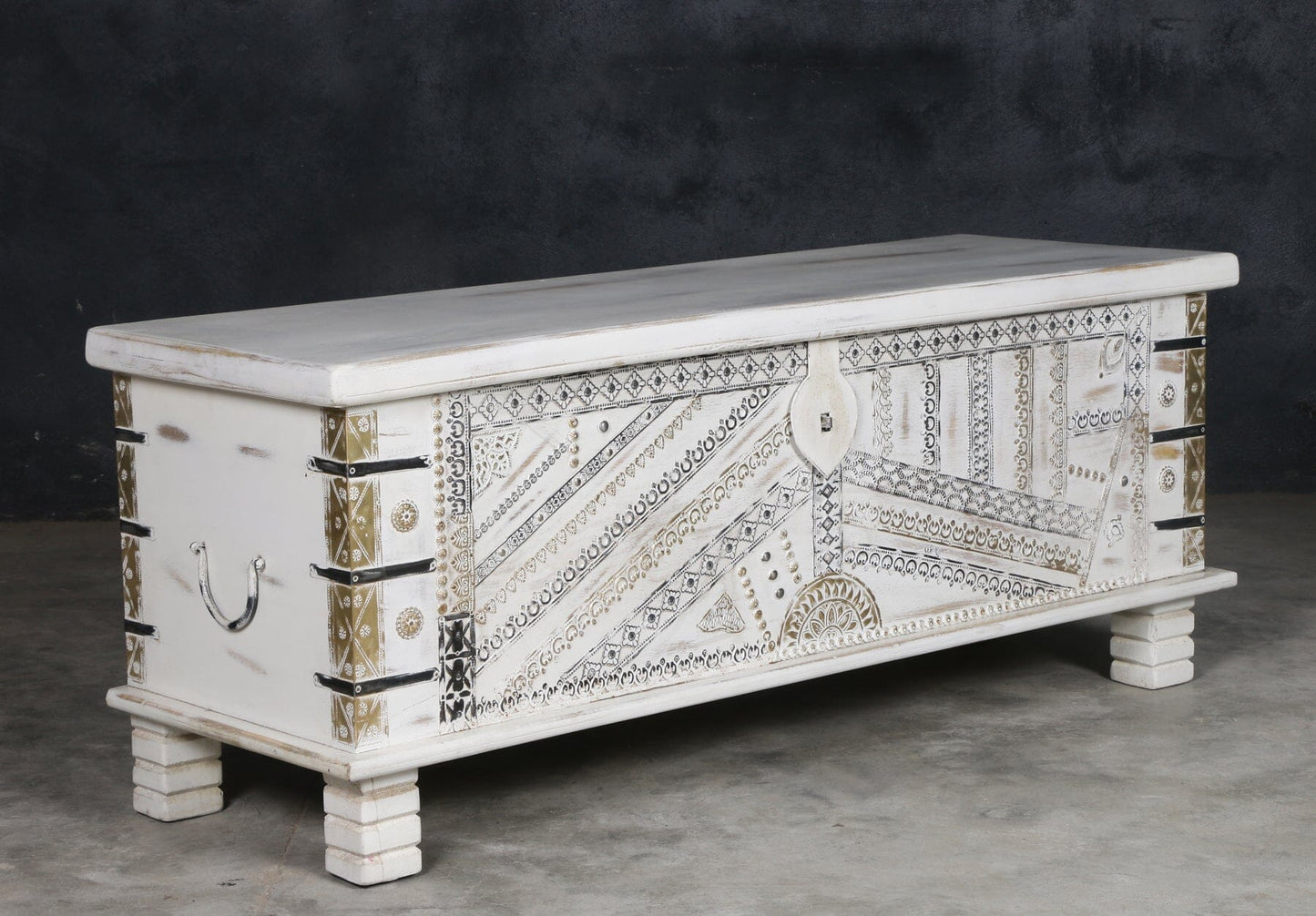 Eccentric Handmade Coffee Table With Storage - decorstore