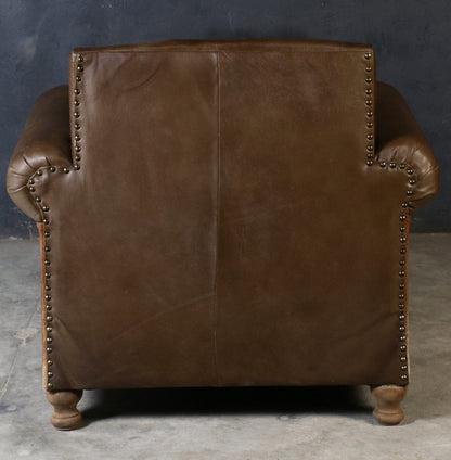 Homestead Handmade Cowhide and Leather Armchair - decorstore