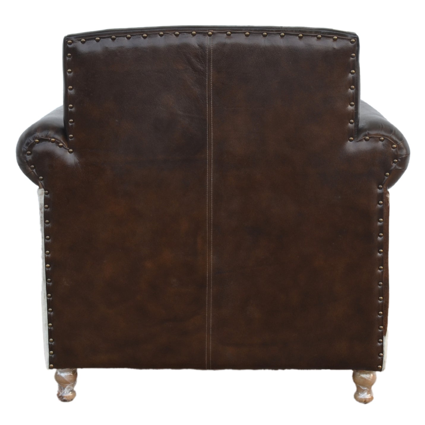 Homestead Handmade Cowhide and Leather Armchair - decorstore