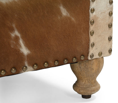 Homestead Handmade Cowhide and Leather Armchair - decorstore