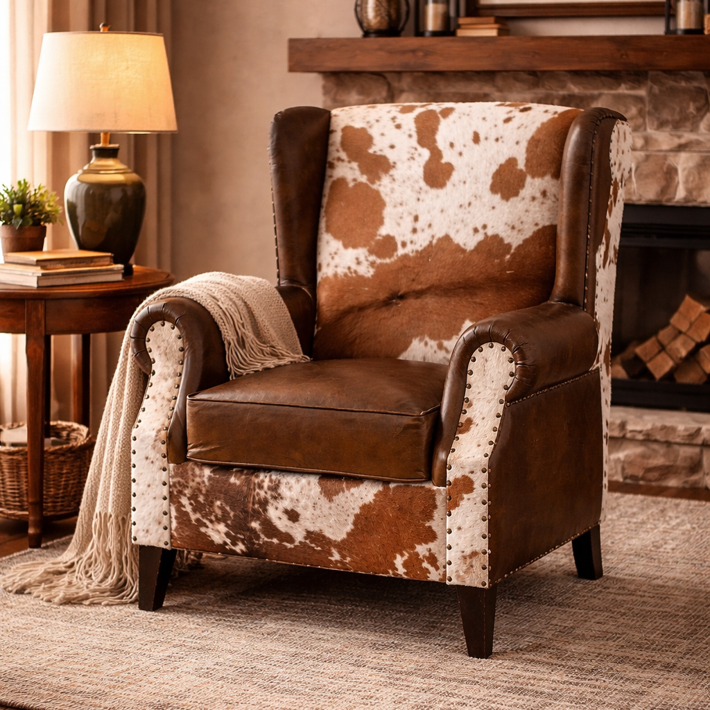 Homestead Handmade Leather Arm Chair - decorstore