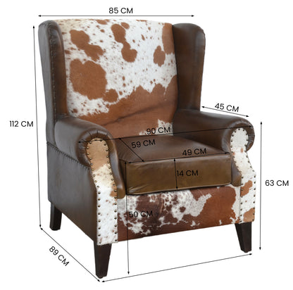 Homestead Handmade Leather Arm Chair - decorstore