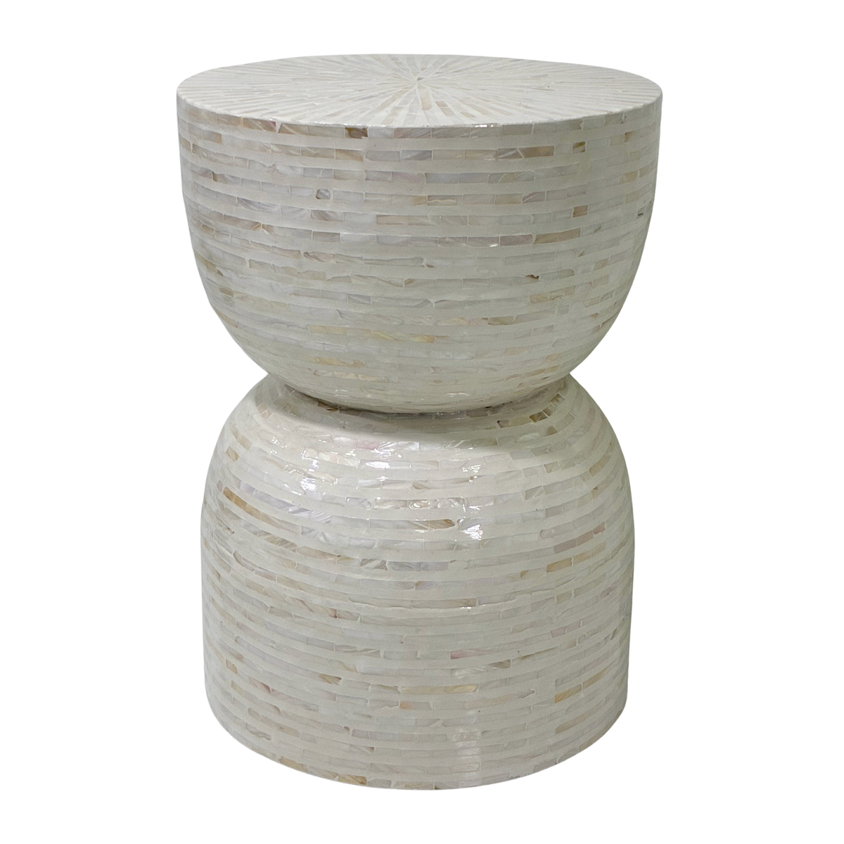 Rhaia Mother of Pearl Hand Inlay Side Table