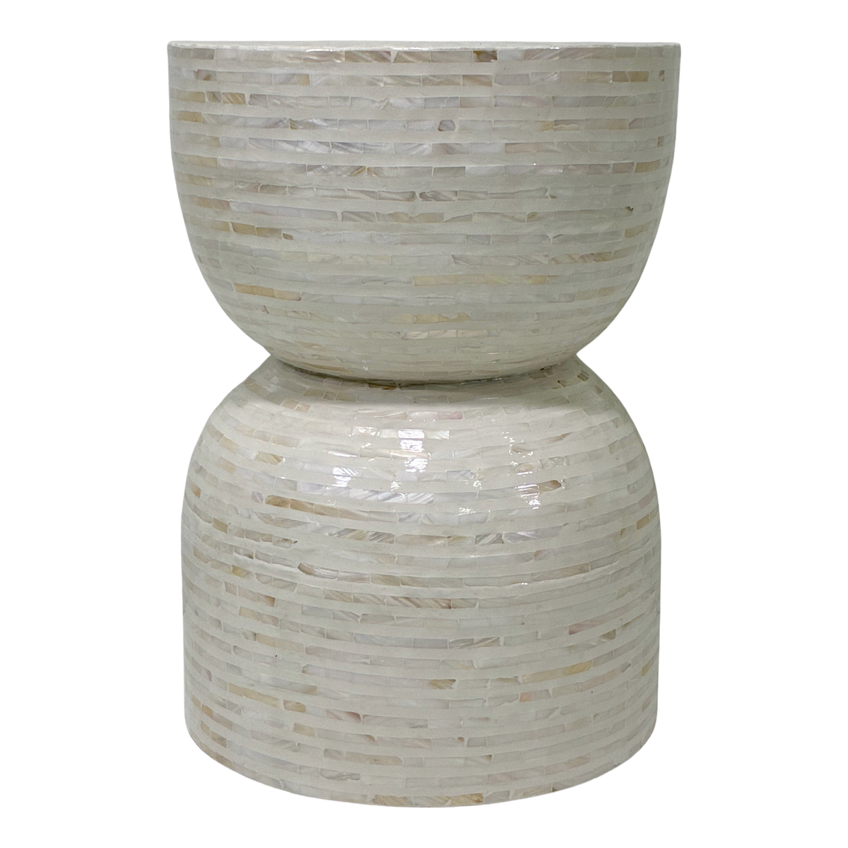 Rhaia Mother of Pearl Hand Inlay Side Table
