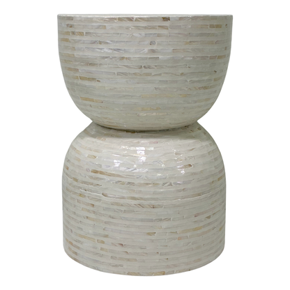 Rhaia Mother of Pearl Hand Inlay Side Table