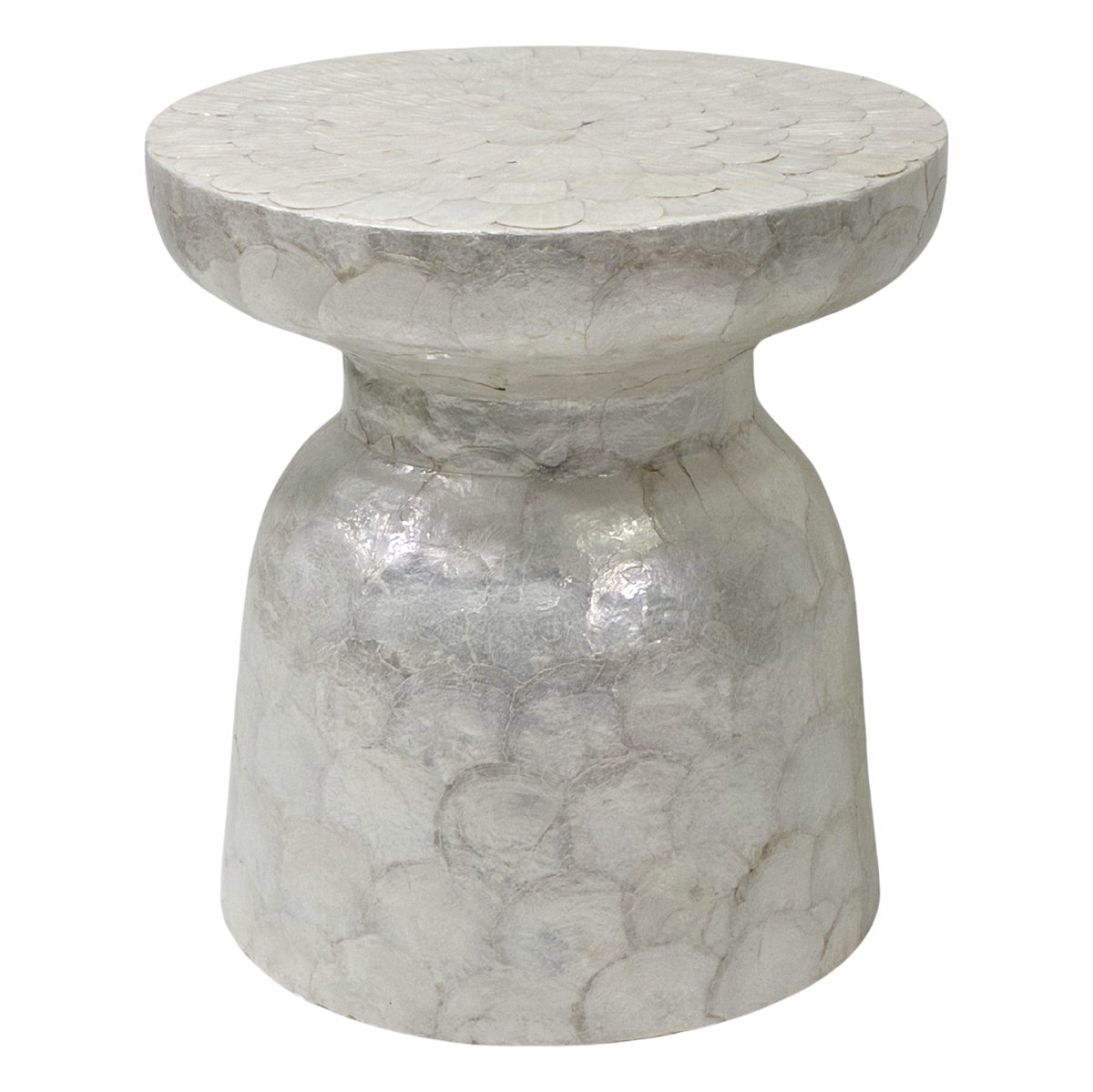 Skylight Mother of Pearl Hand Inlay Side Table