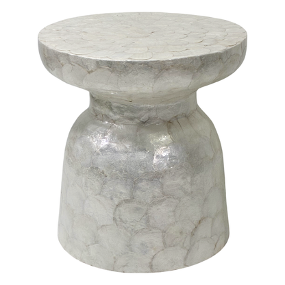 Skylight Mother of Pearl Hand Inlay Side Table