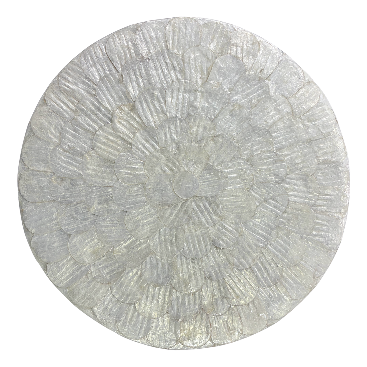Skylight Mother of Pearl Hand Inlay Side Table