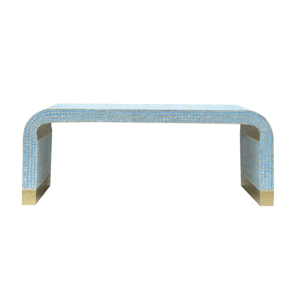 Mother of pearl Aegean Horizon Low Profile Coffee Table - decorstore