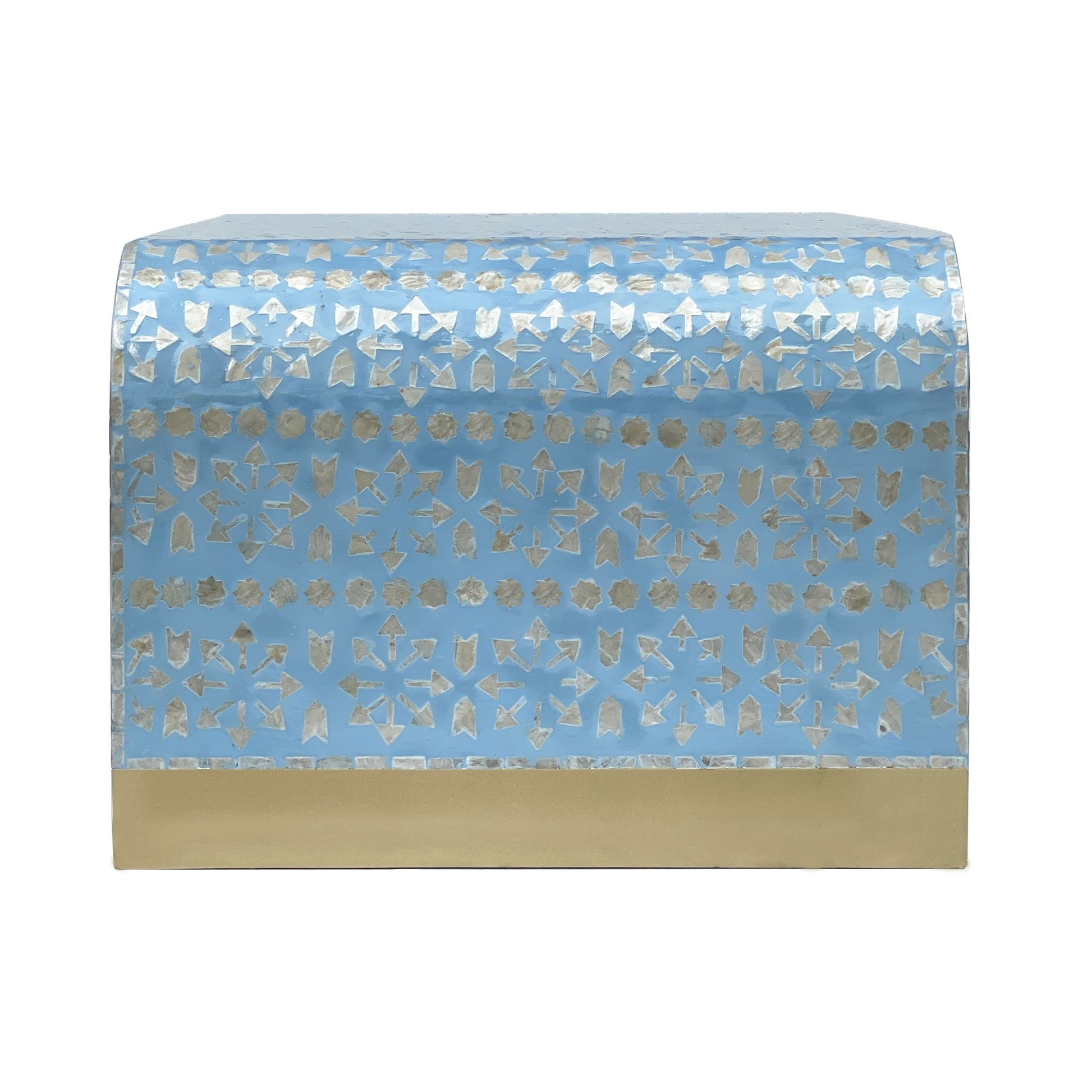 Mother of pearl Aegean Horizon Low Profile Coffee Table - decorstore