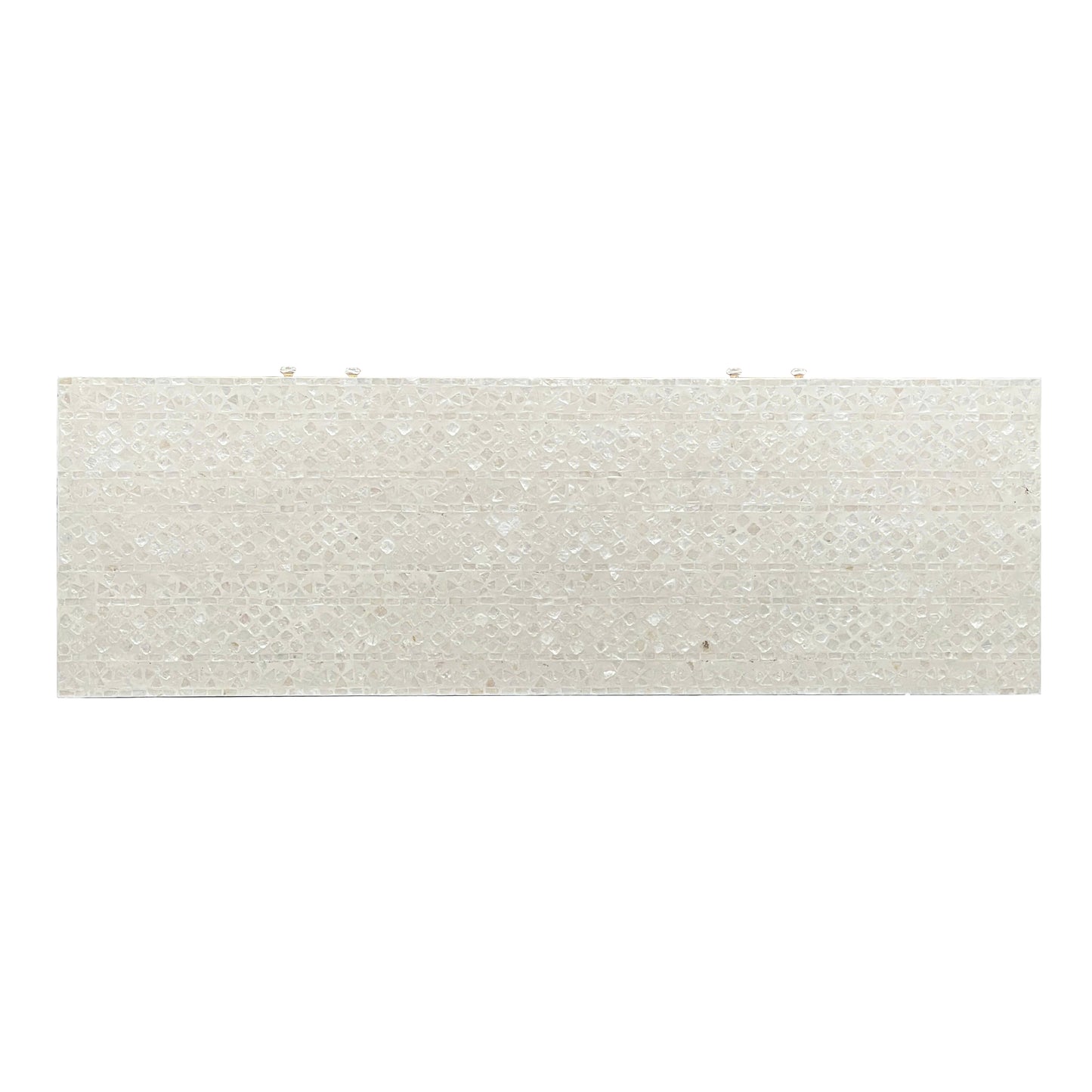 Mother of Pearl Console Cabinet – Light Wash Finish - decorstore