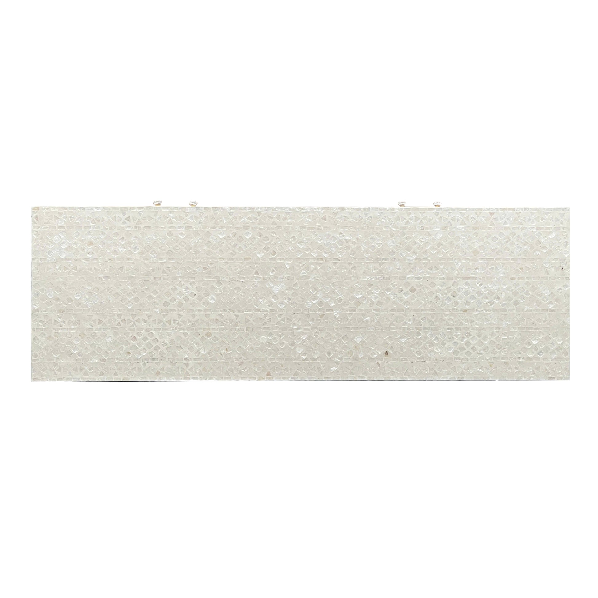 Mother of Pearl Console Cabinet – Light Wash Finish - decorstore