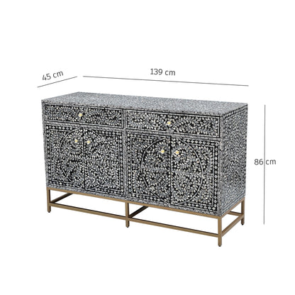 Mother of pearl Majestic Vine sideboard - decorstore