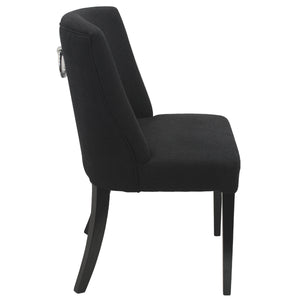 Ophelia Dining Chair Black - decorstore