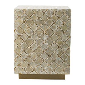 Mother of Pearl Maldives Square Stool/Table - decorstore