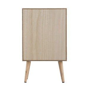 Woven Ash Wood Mini Cabinet - decorstore