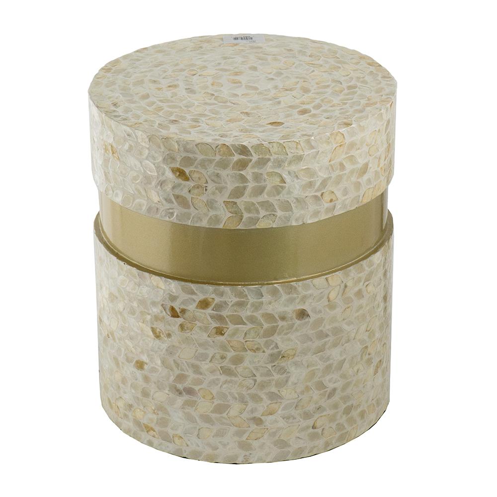 Mother of Pearl Baha Stool/Table - decorstore
