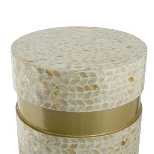 Mother of Pearl Baha Stool/Table - decorstore