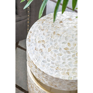 Mother of Pearl Baha Stool/Table - decorstore