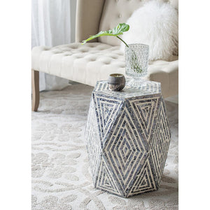 Slanted Shell Stool/Side Table - decorstore