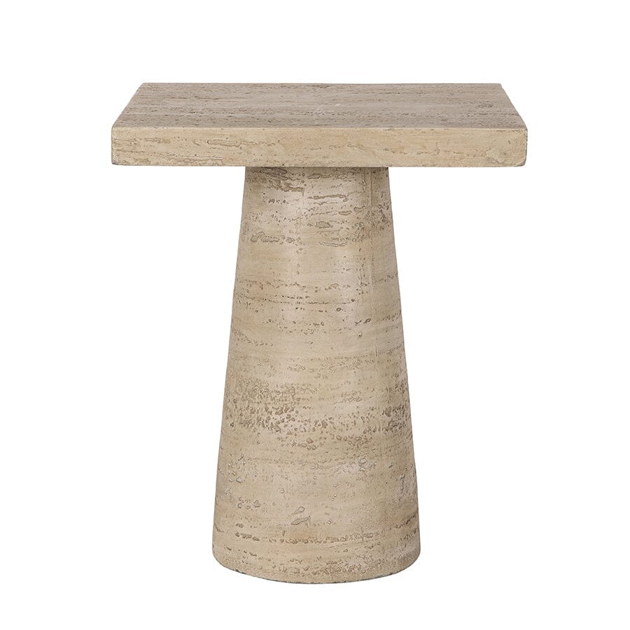 Goran Cement Square Side Table - decorstore