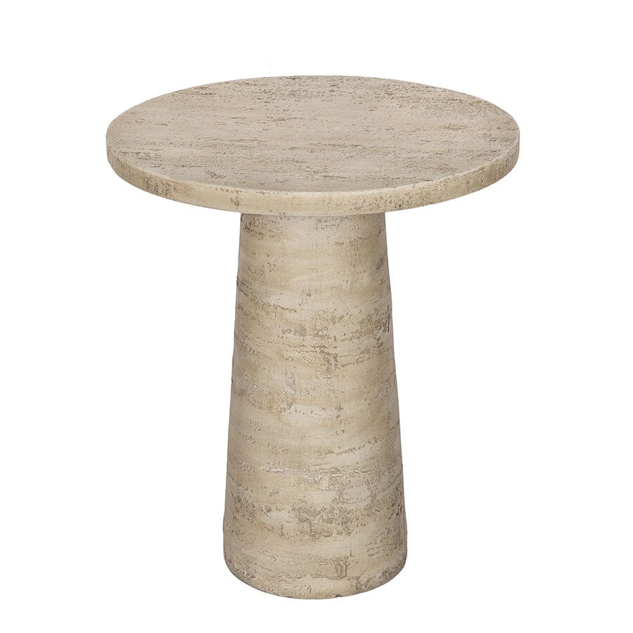 Goran Cement Round Side Table - decorstore