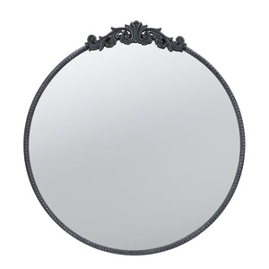 Round Ornamental Metal Mirror - decorstore
