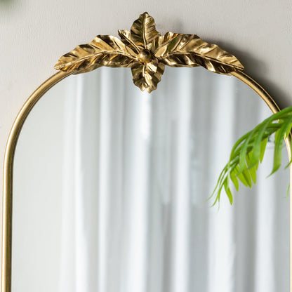 Henley Tall Gold Wall Mirror - decorstore