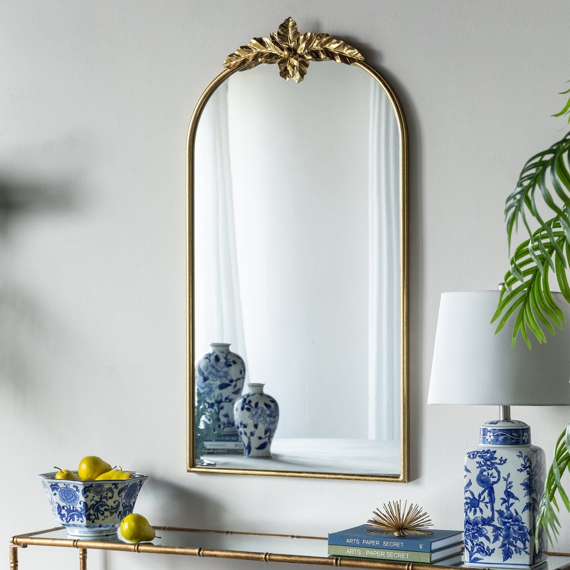 Henley Tall Gold Wall Mirror - decorstore