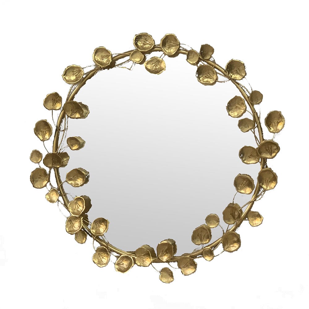 Gold Leaf Influencer Wall Mirror - decorstore