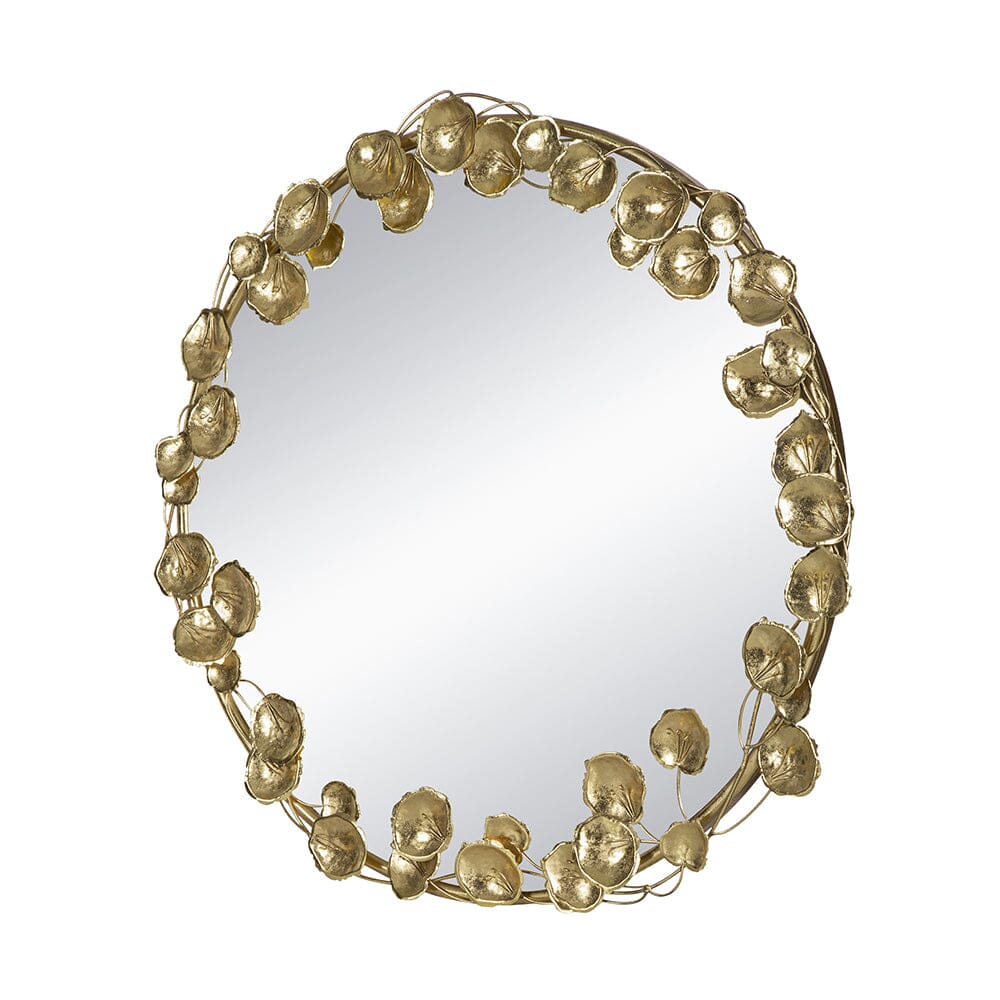 Gold Leaf Influencer Wall Mirror - decorstore