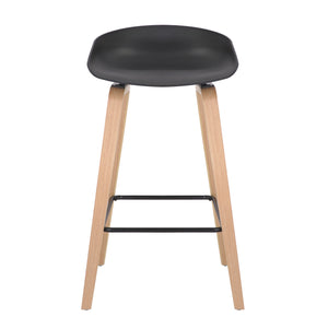 Cozy Bar Stool Black - decorstore