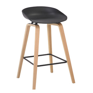 Cozy Bar Stool Black - decorstore