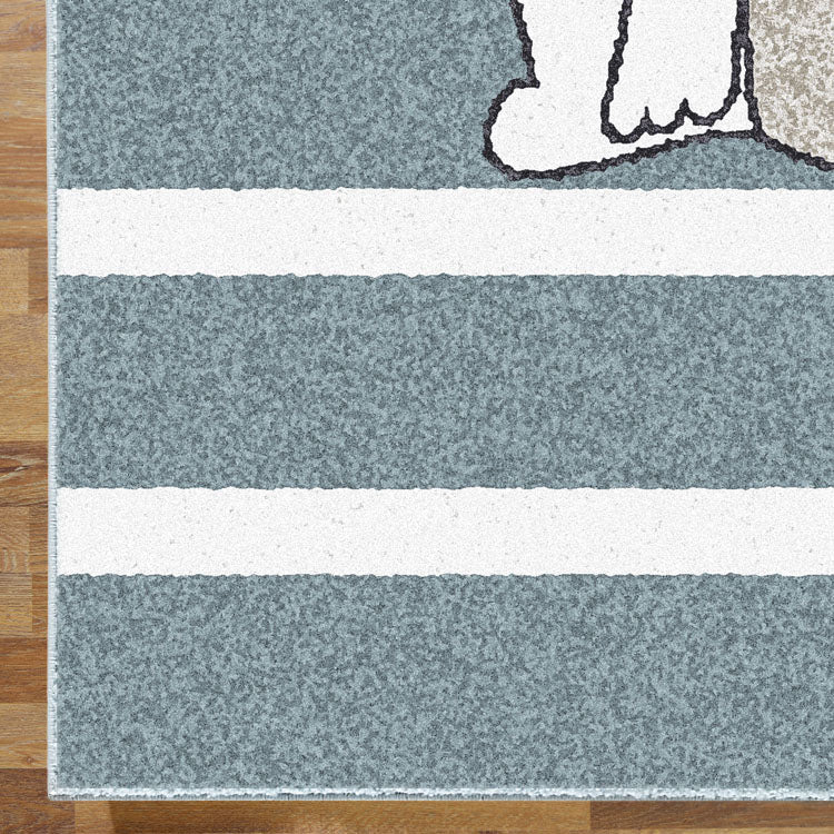 KidsZoo 2440 Blue Rug - decorstore