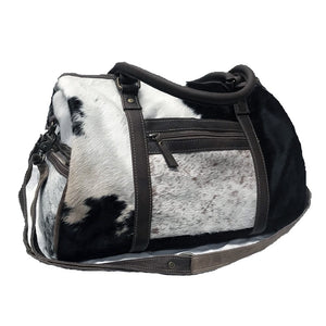 Cowhide Small Overnight Bag - decorstore