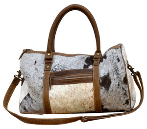 Cowhide Small Overnight Bag - decorstore