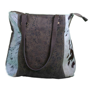 Flowery Leather Cowhide Bag - decorstore