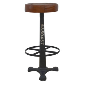 Leather Mit Bar Stool - decorstore