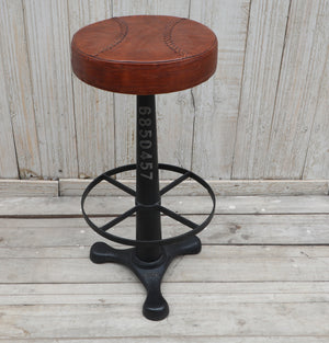 Leather Mit Bar Stool - decorstore