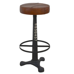 Leather Mit Bar Stool - decorstore