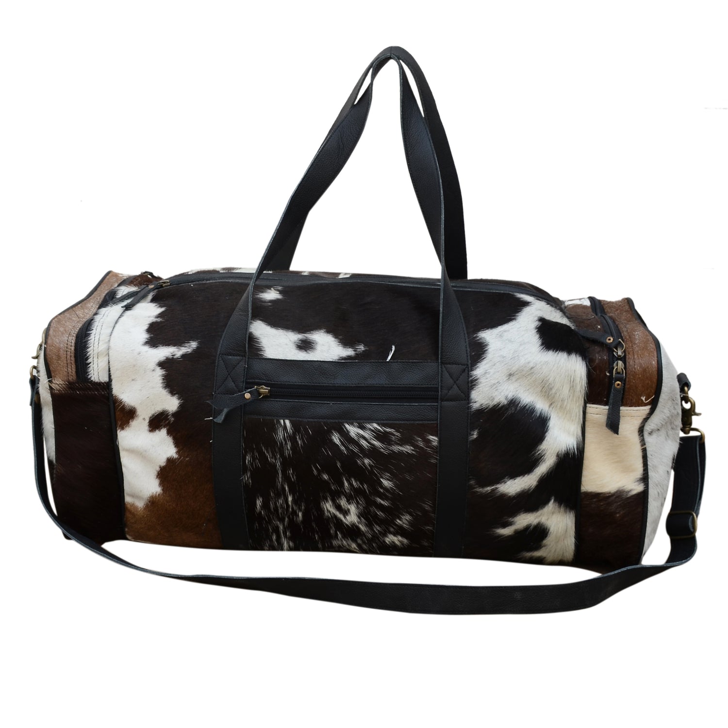 Multi-Cowhide Weekender Bag - decorstore