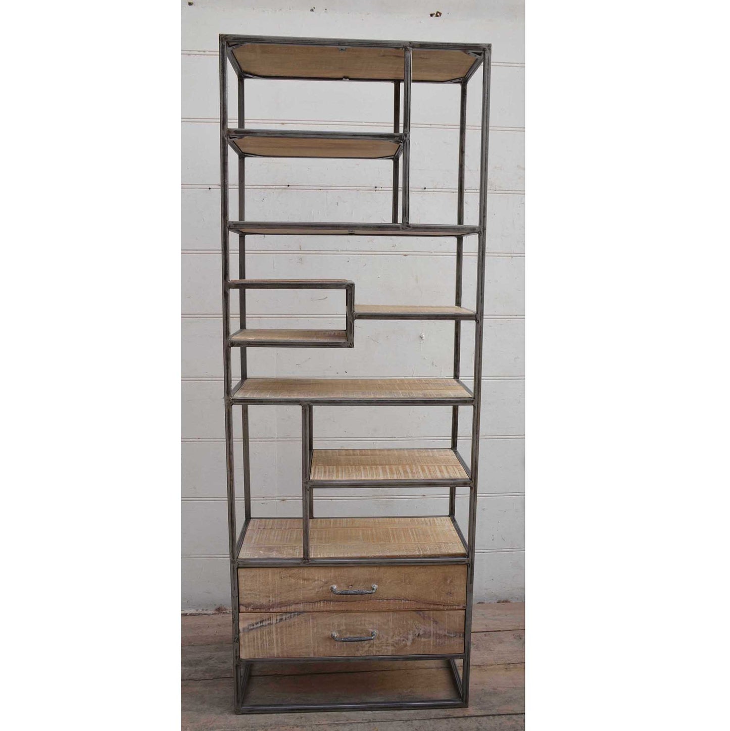 Open Shelf Iron Bookcase - decorstore