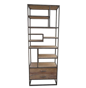 Open Shelf Iron Bookcase - decorstore