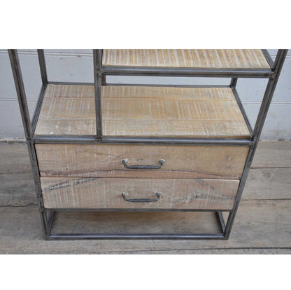 Open Shelf Iron Bookcase - decorstore