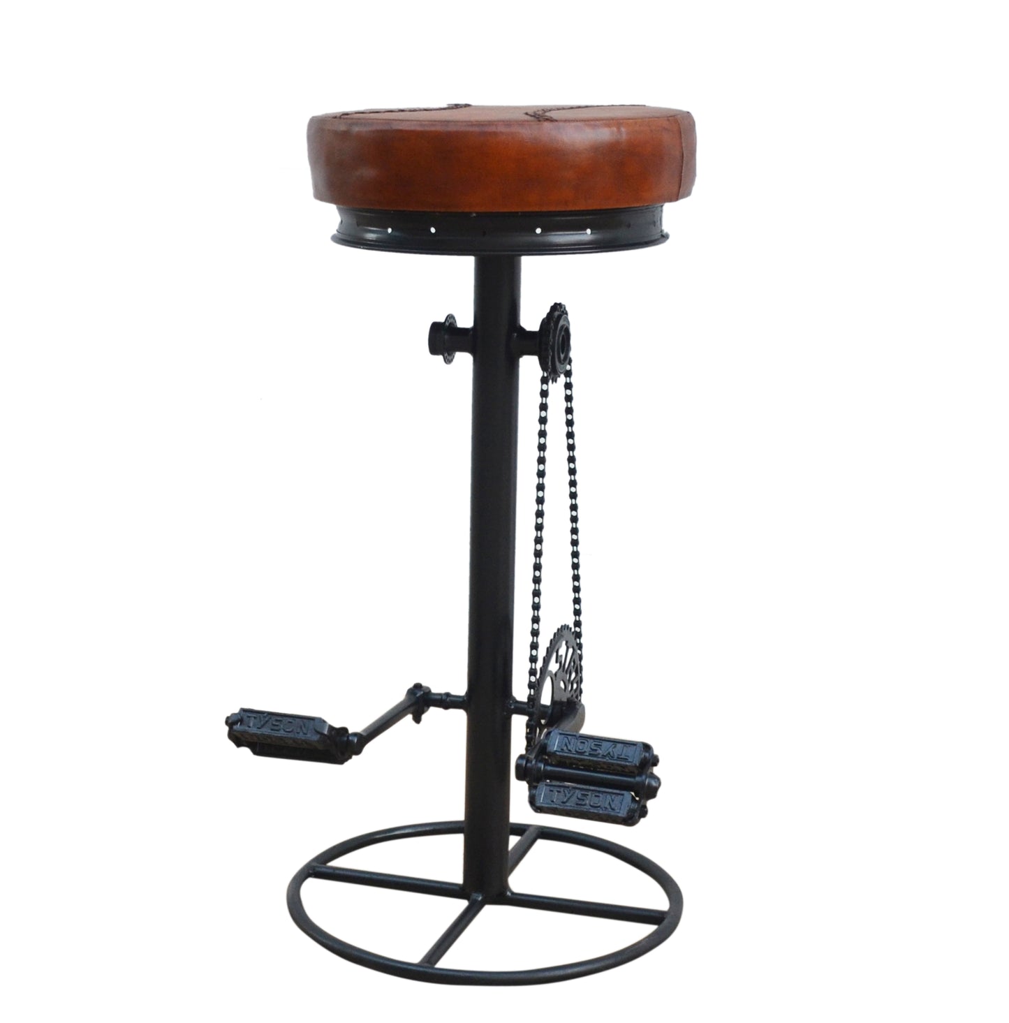 Mit And Pedal Industrial Bicycle Bar Stool - decorstore